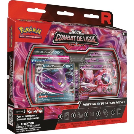 Pokémon- Deck Combat de la ligue-Mewtwo ex de la team rocket