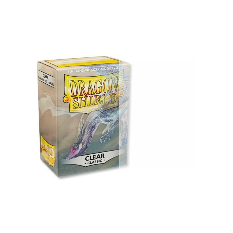 Dragon Shield - Standard 100 Sleeves : Couleur Clear