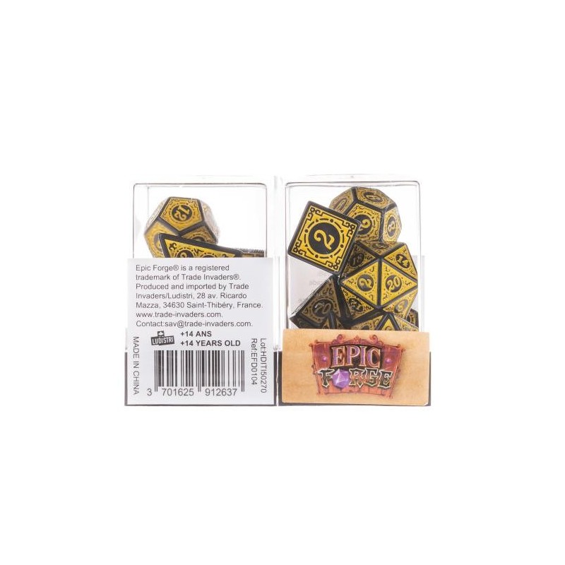 Lot de 7 dés en boîte – Magic Flame