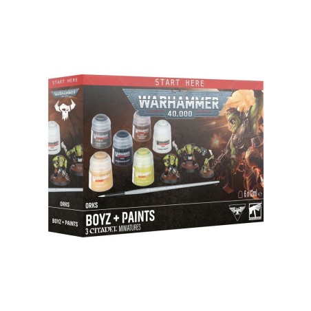 Warhammer 40,000 : Orks - Boyz + Set de Peinture